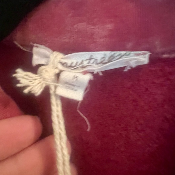 NWT Women's Red Sweatshirt Peplum Jacket Size M - Picture 4 of 15